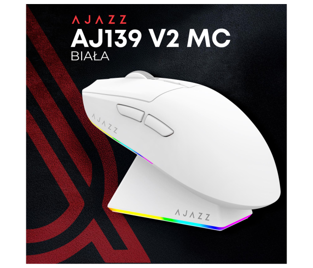 Ajazz AJ139 V2 MC 3311 ze stacją dokującą biała - 1536391 - zdjęcie 6